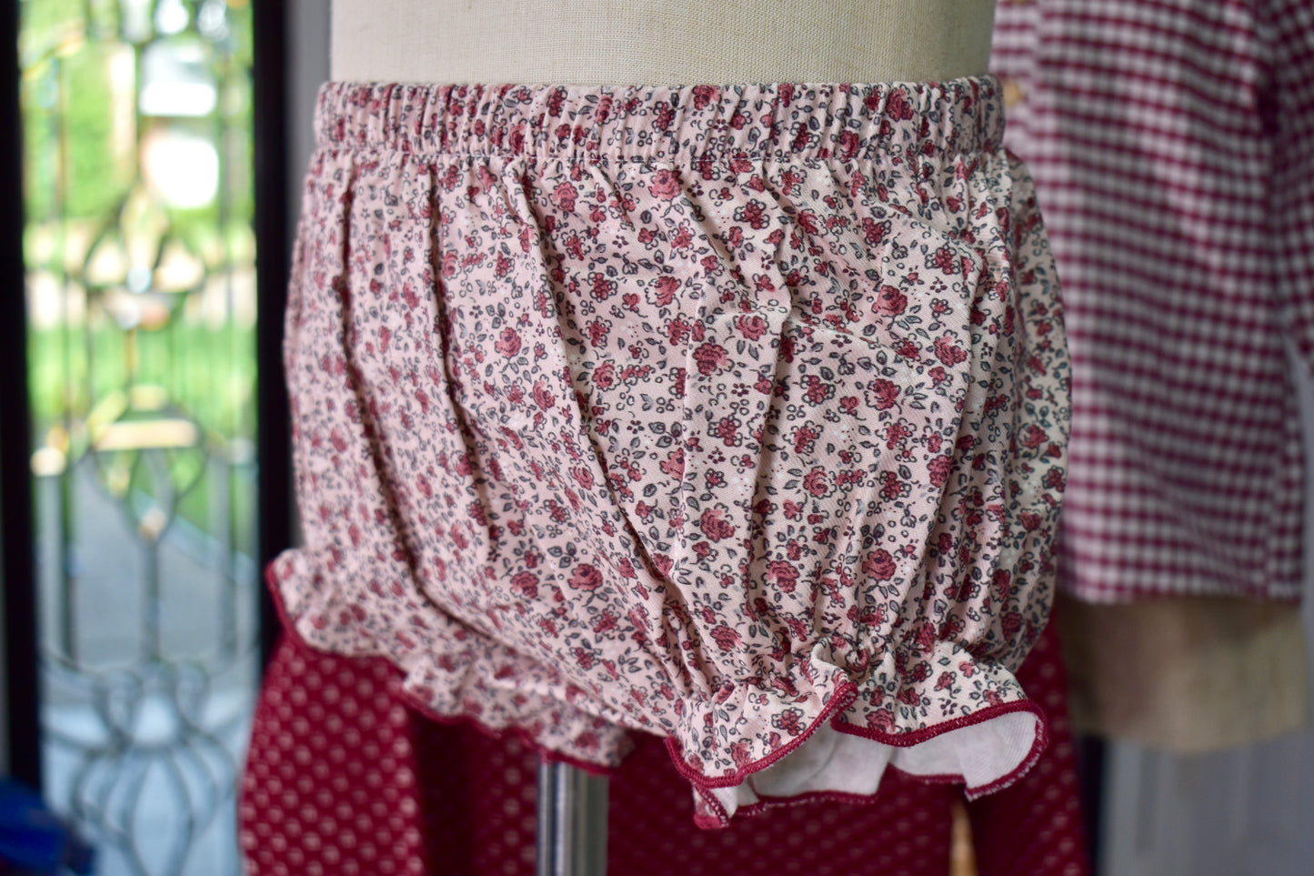 William Collection: Floral Smocked Dress & Bloomer Set (HADA 100)