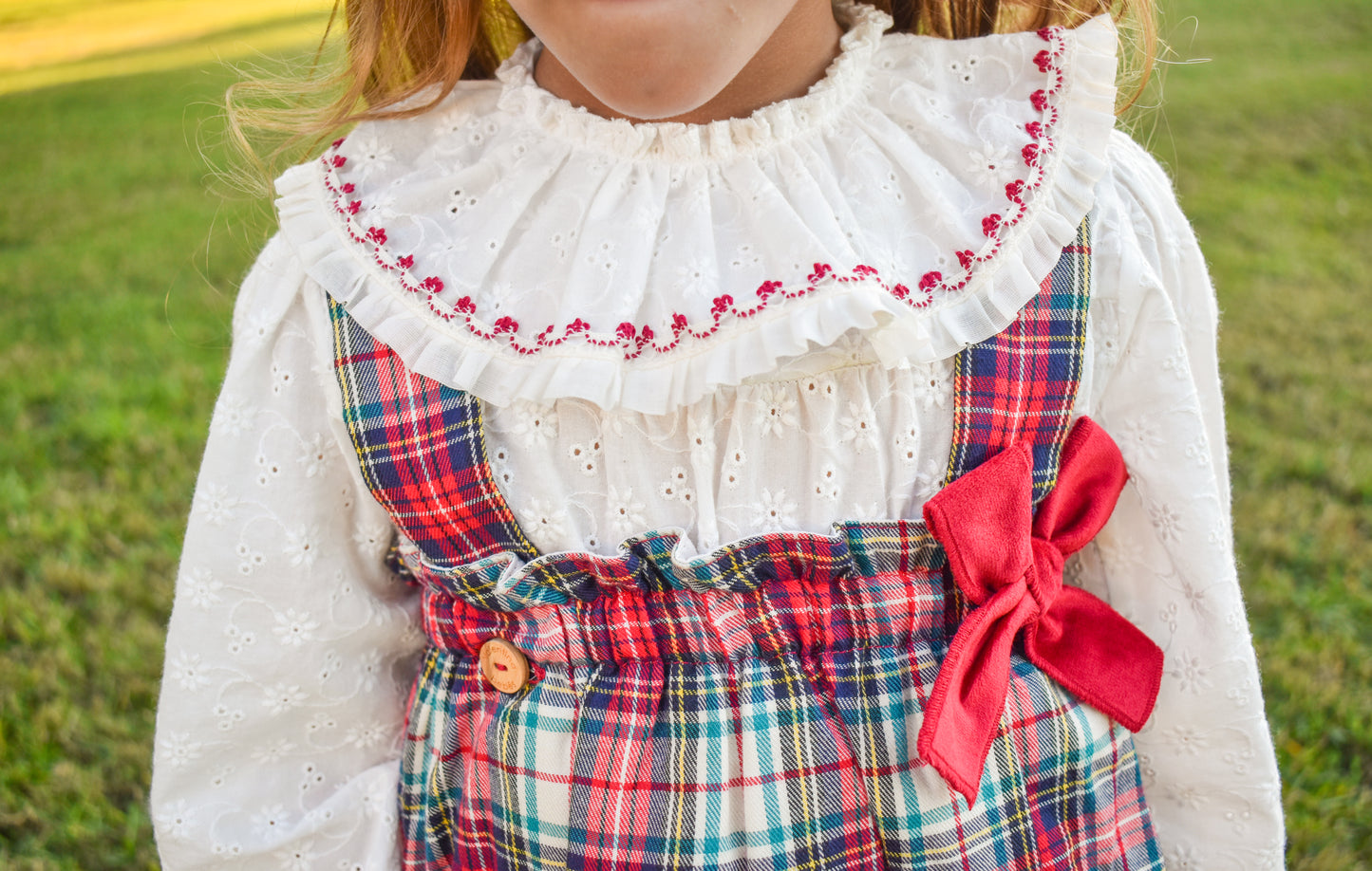 Stewart Tartan Holiday Suspender Set