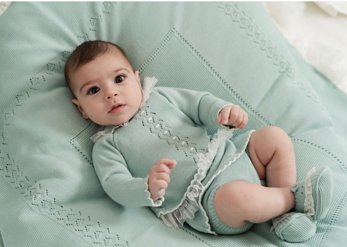 Granlei Mint Knit Two-Piece Set