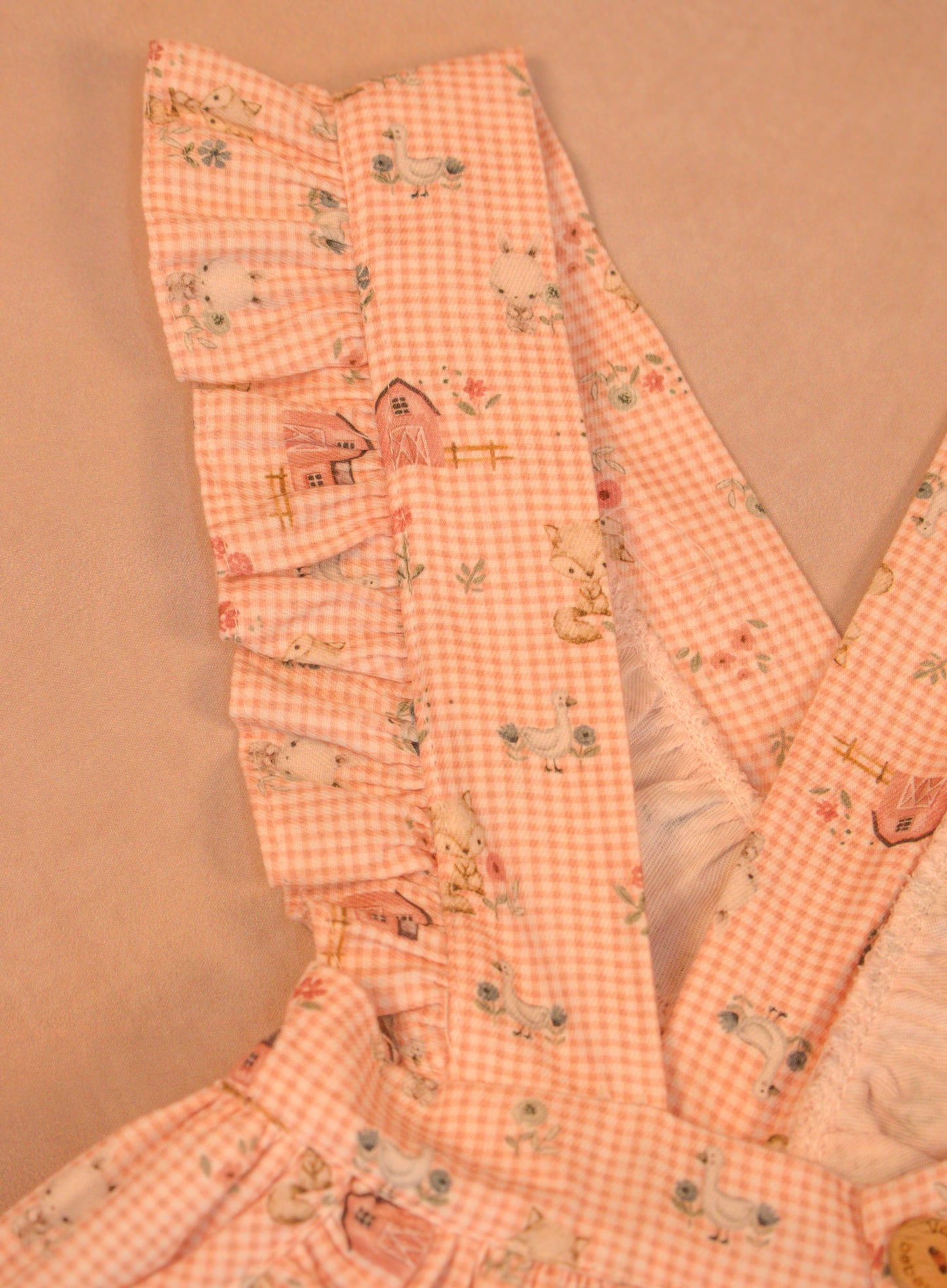 Farmhouse Friends Suspender Skirt Set
