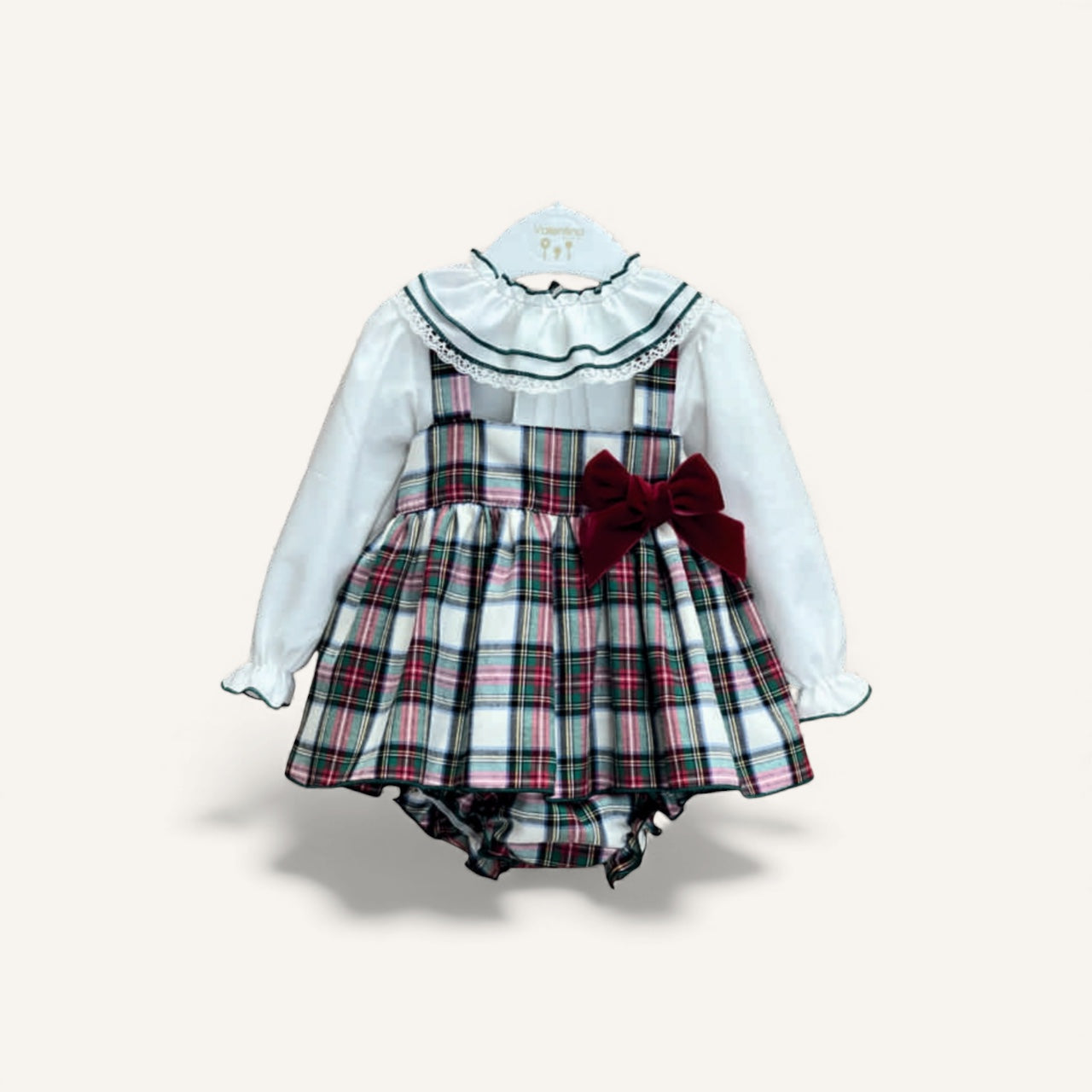 Emerald Tartan Suspender Set,3-Piece (HADA111)