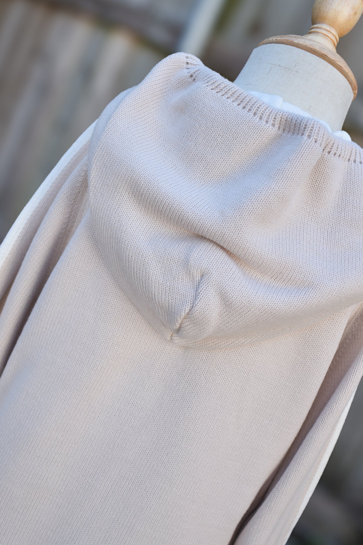 Granlei Knit Hoodie Set - Sand/Ivory