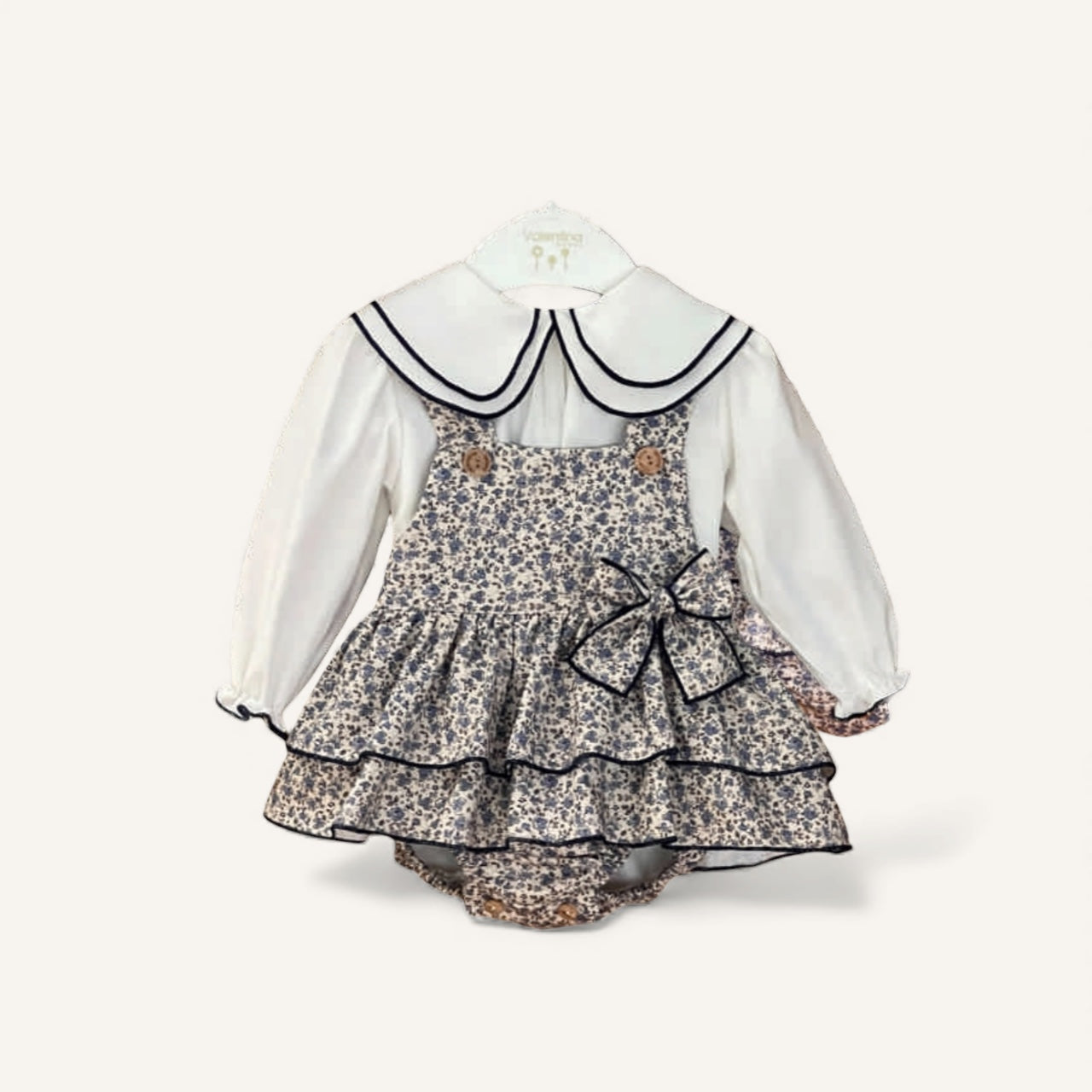 Two-Piece Blue Blossom Suspender (HADA24)