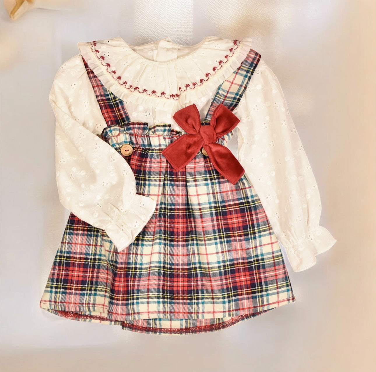 Stewart Tartan Holiday Suspender Set