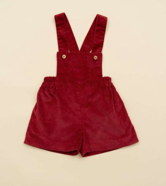 Boys Corduroy Suspender Set